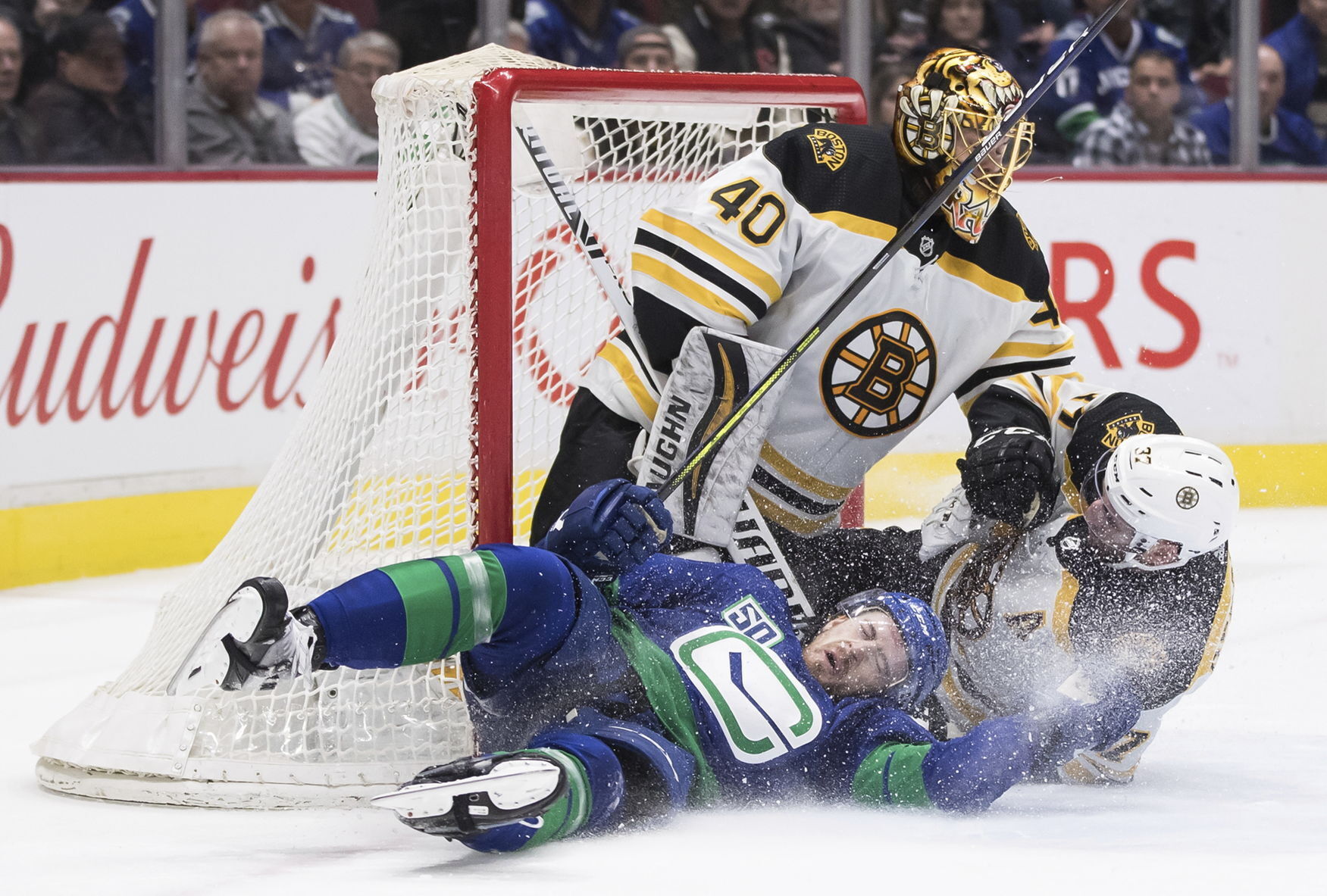 APTOPIX Bruins Canucks Hockey